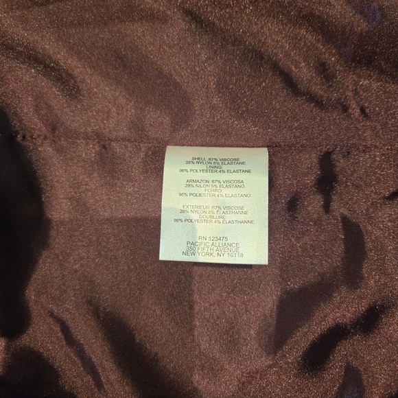 Ellen Tracy Women's Deep Purple Blazer - Picture 4 of 4